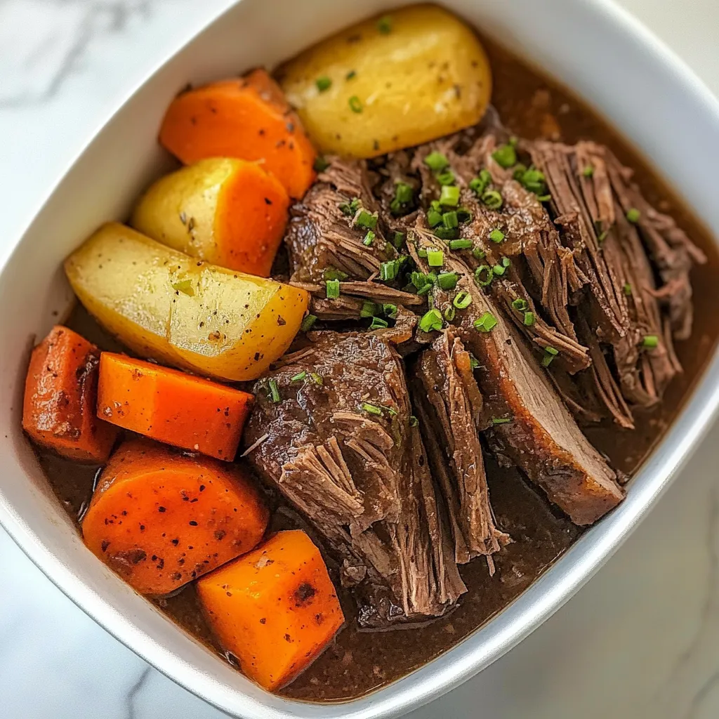 Pot Roast with Oyster Sauce Gravy