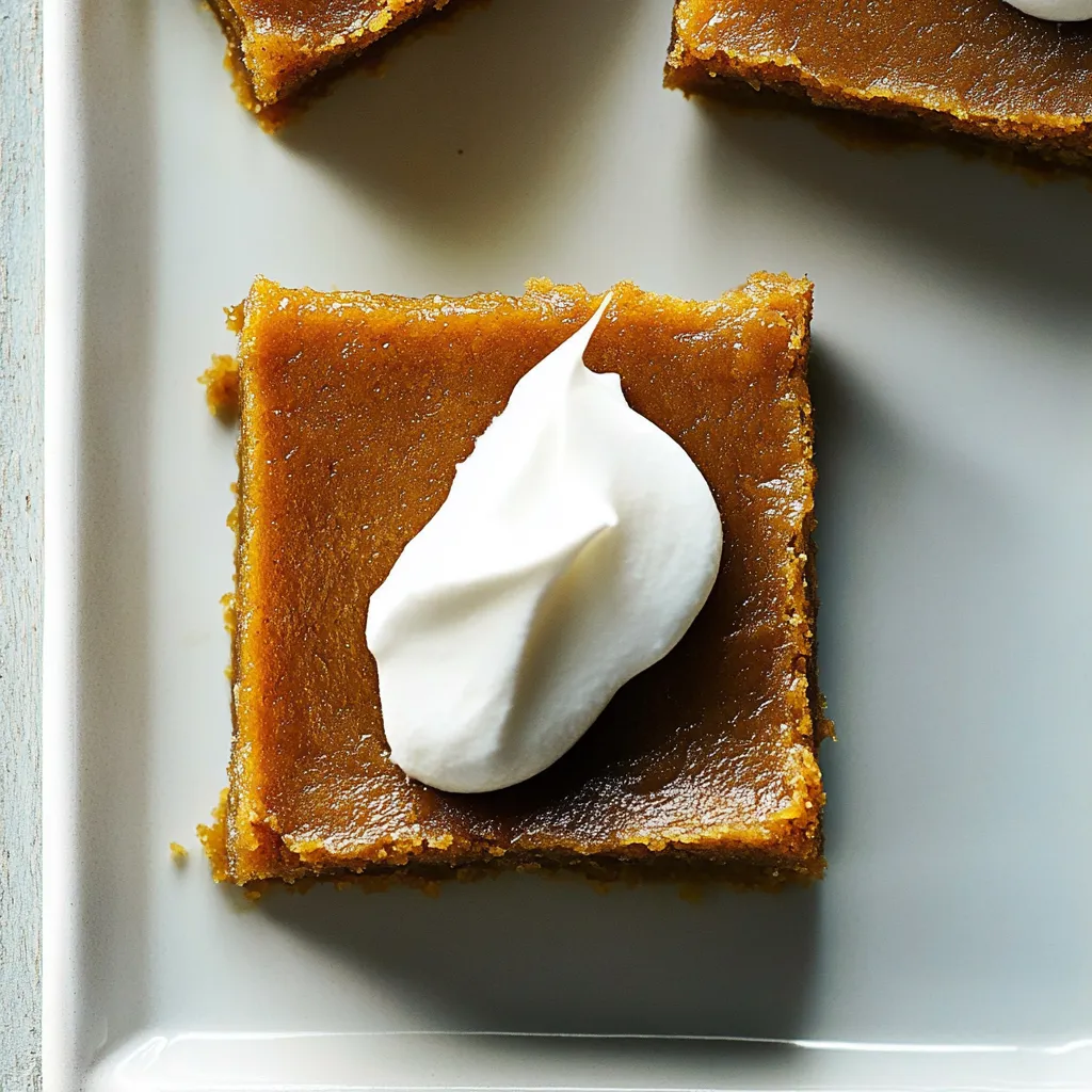 Pumpkin Pie Bars