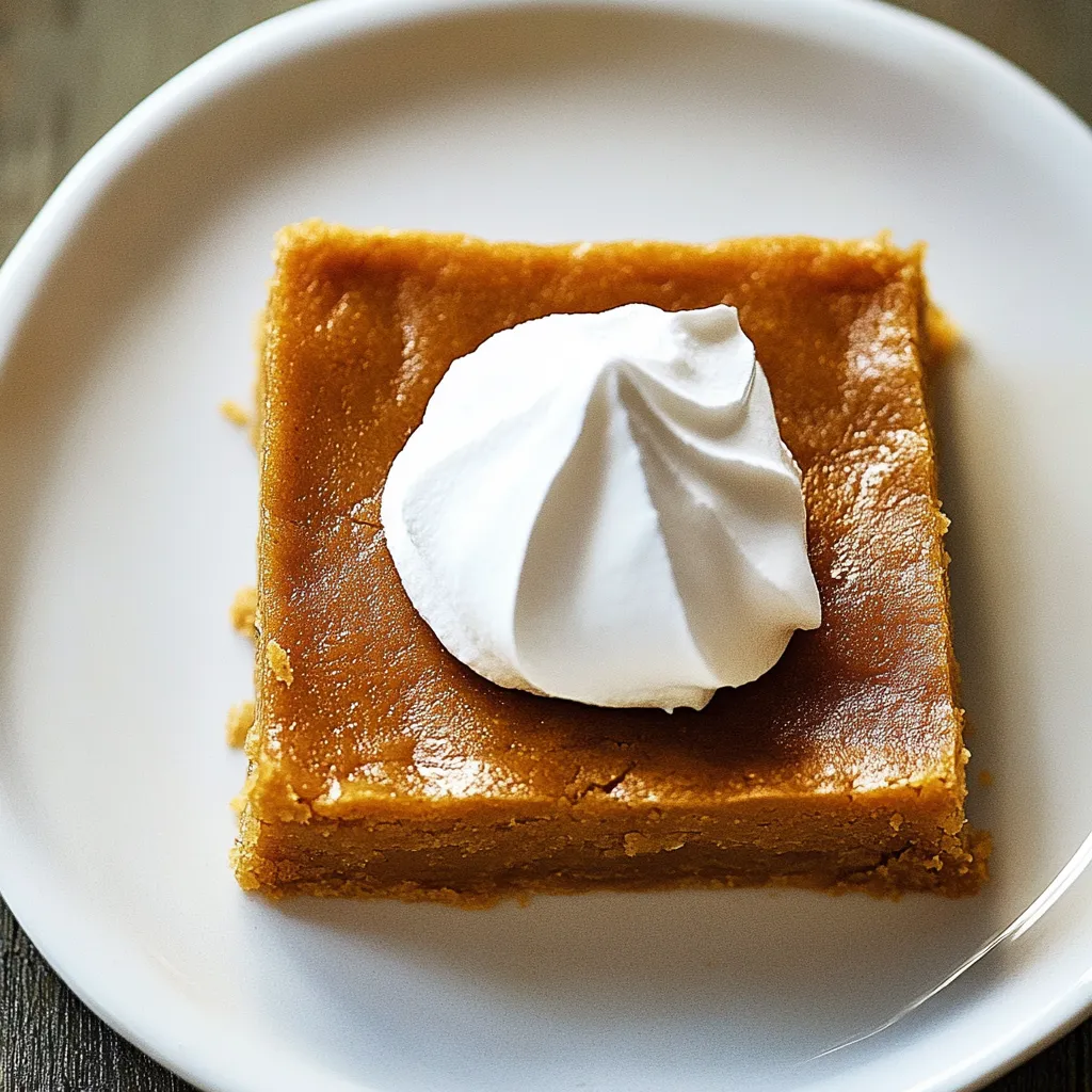 Pumpkin Pie Bars