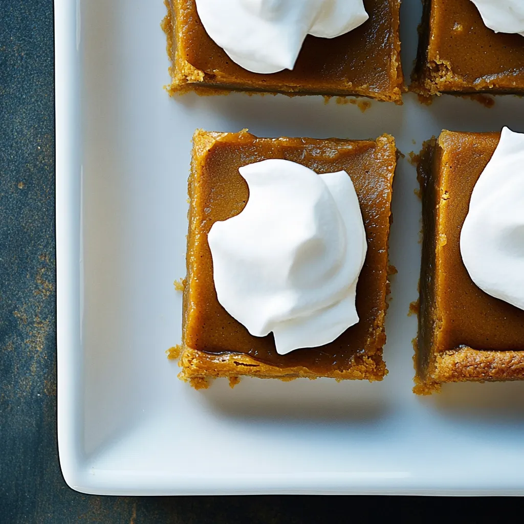 Pumpkin Pie Bars