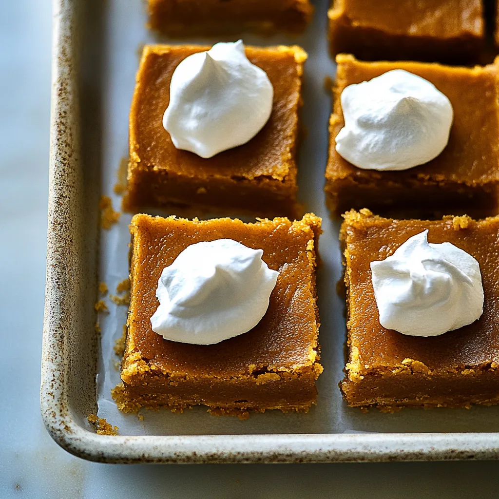 Pumpkin Pie Bars