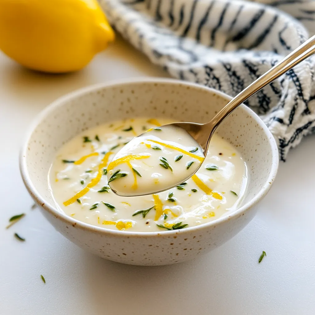 Quick Lemon Cream Sauce
