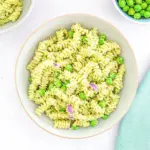 Quick Pesto Pasta and Peas