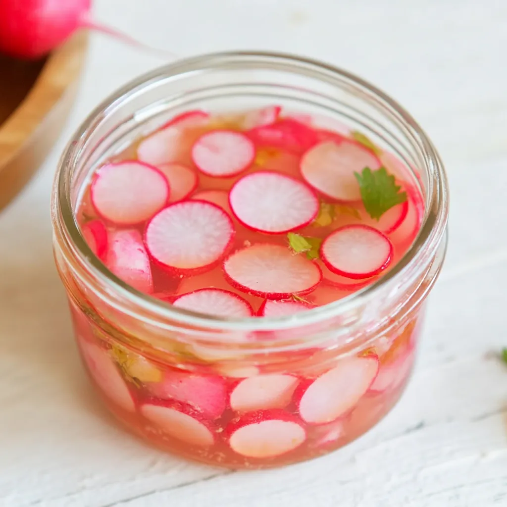Quick Pickled Radishes