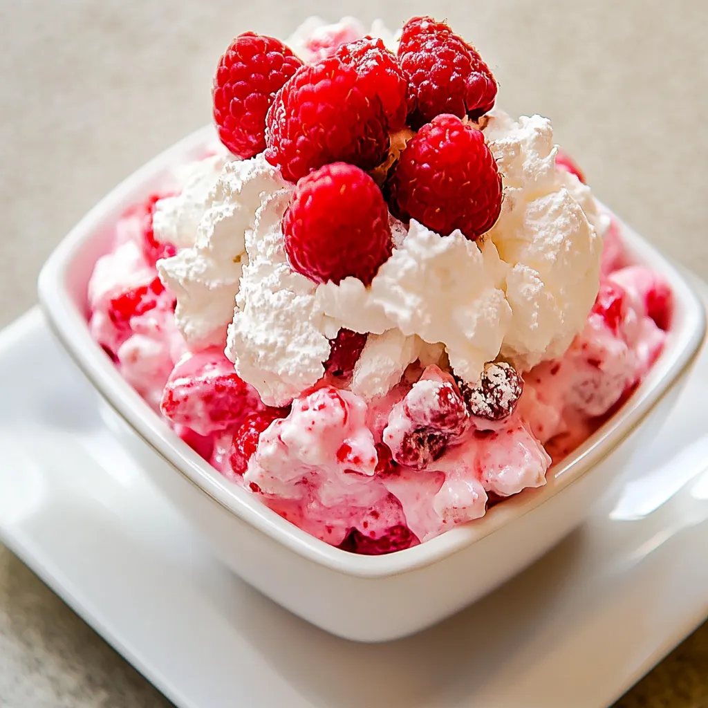 Raspberry Fluff Salad