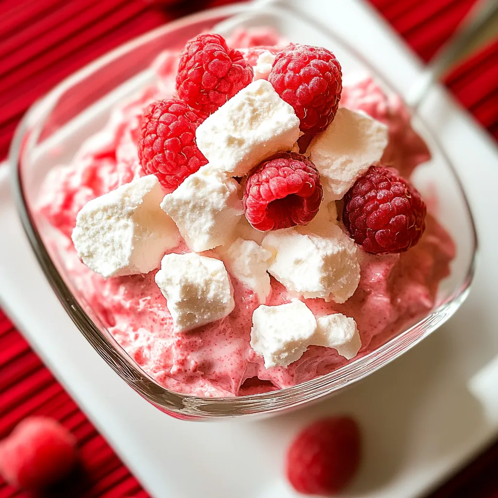 Raspberry Fluff Salad