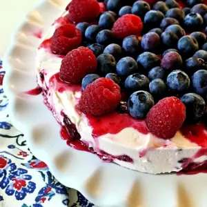 Raspberry Sorbet Cake