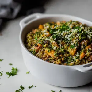 Roasted Carrot Multigrain Pilaf