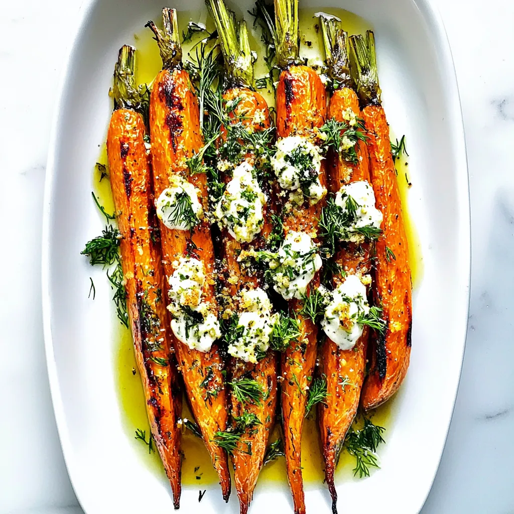 Roasted Carrots with Dill Gremolata
