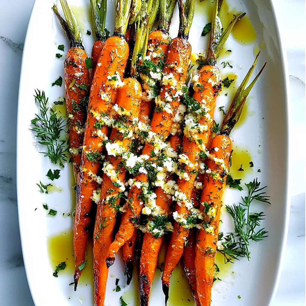 Roasted Carrots with Dill Gremolata