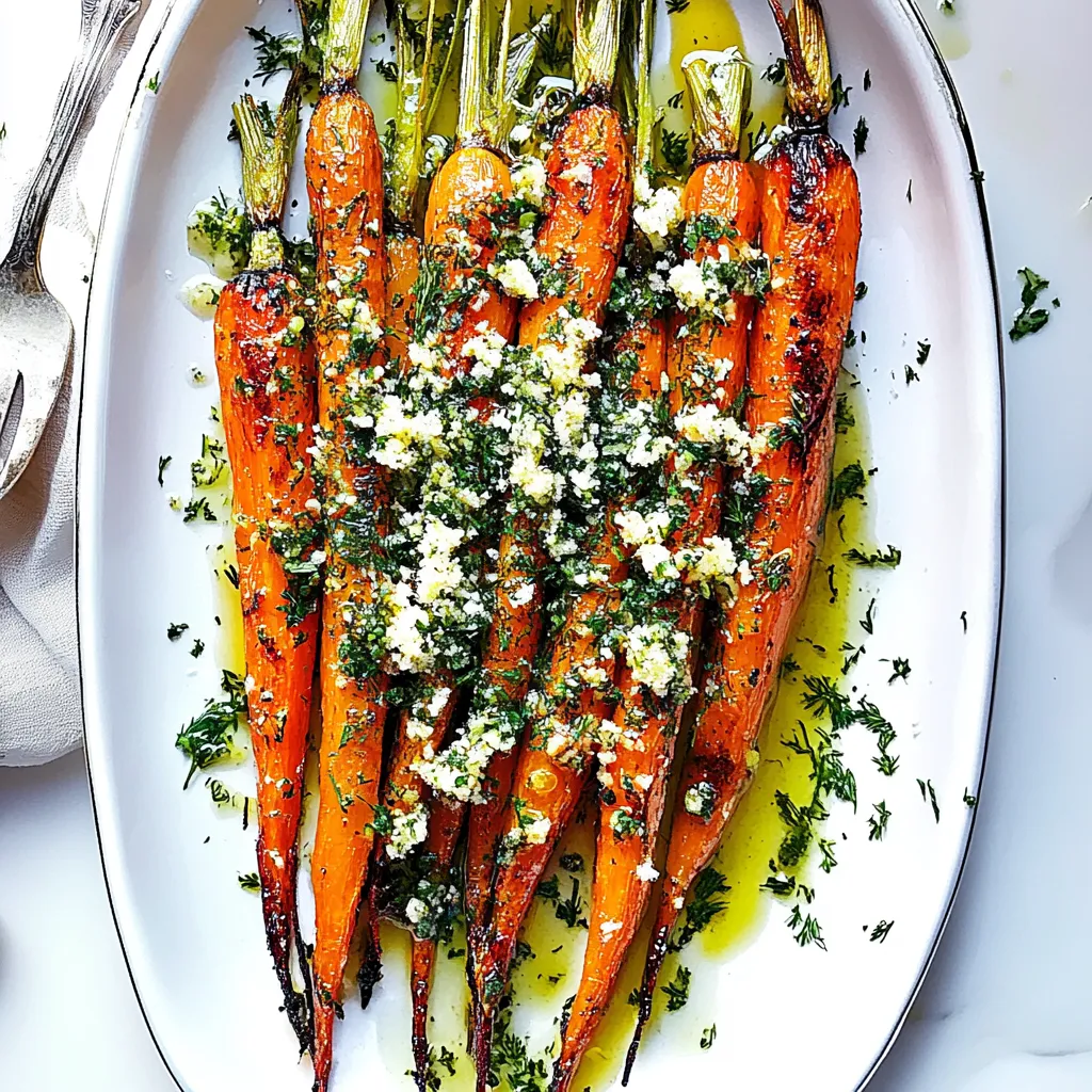 Roasted Carrots with Dill Gremolata