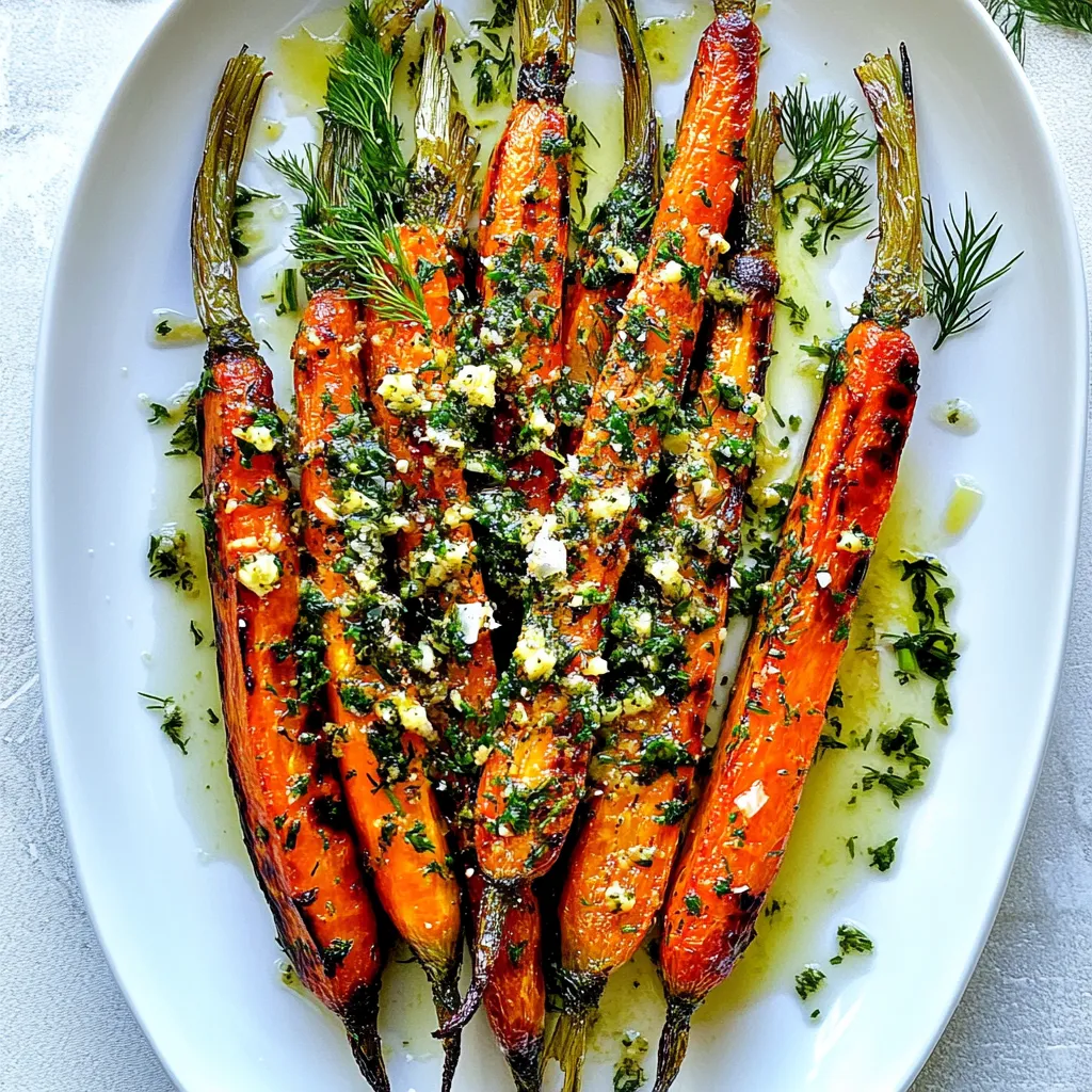 Roasted Carrots with Dill Gremolata