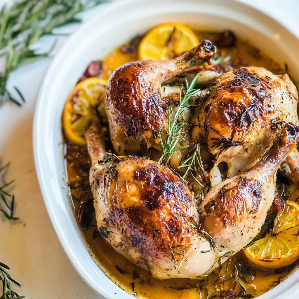 Roasted Cornish Hens