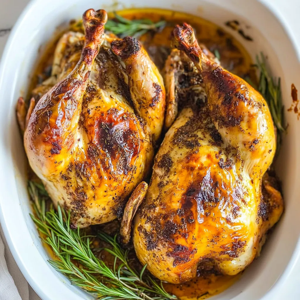 Roasted Cornish Hens