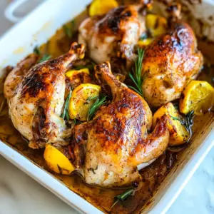 Roasted Cornish Hens