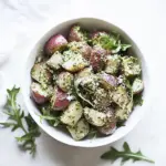 Roasted Garlic Basil Pesto Potatoes