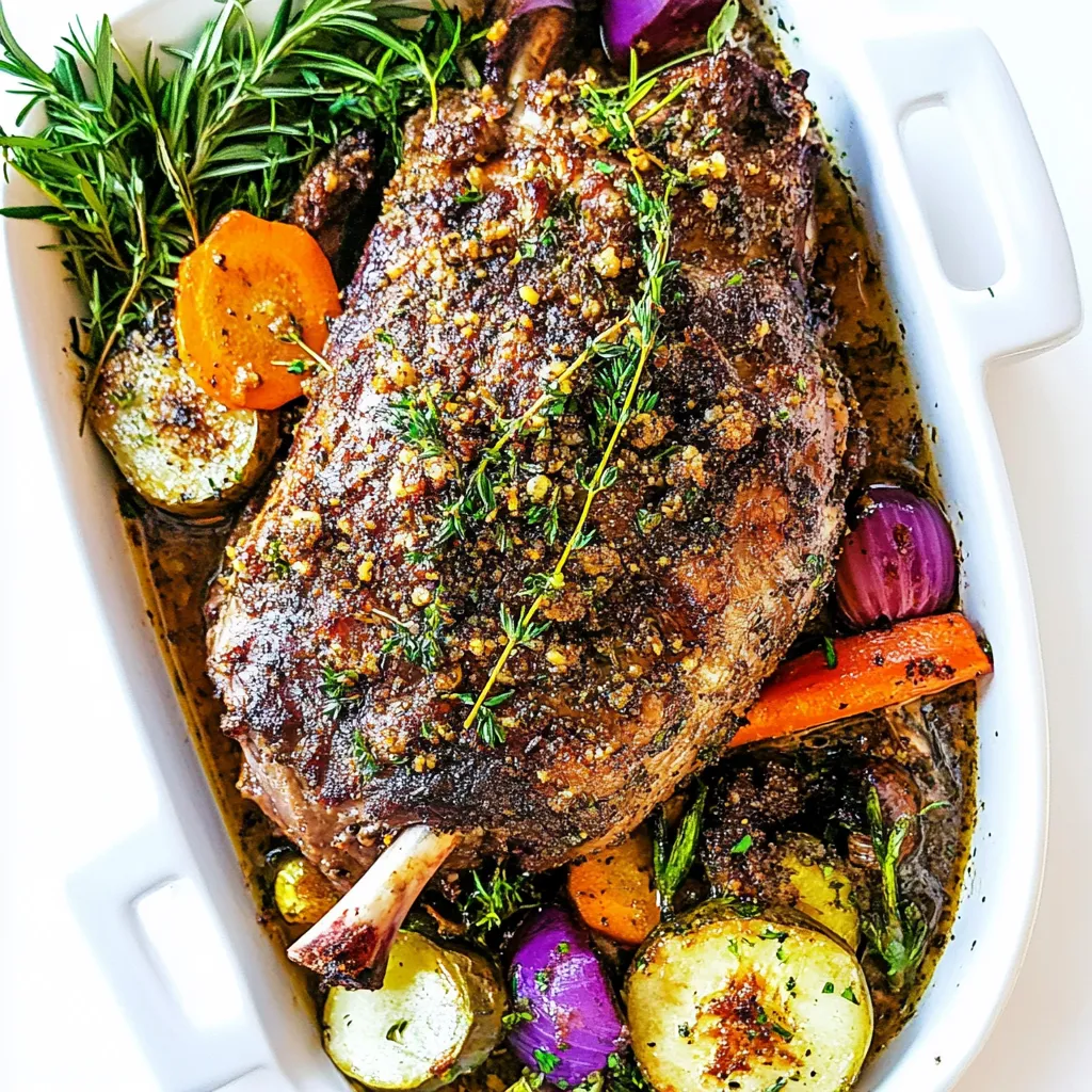 Roasted Leg Of Lamb