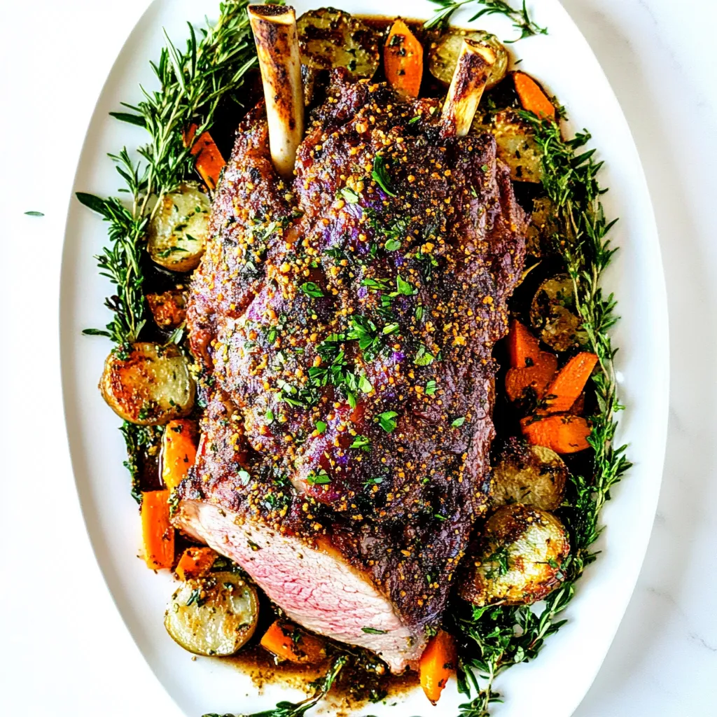 Roasted Leg Of Lamb