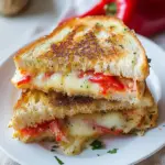 Roasted Pepper Grilled Cheese Sandwich