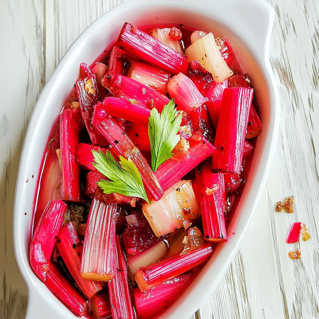 Roasted Rhubarb
