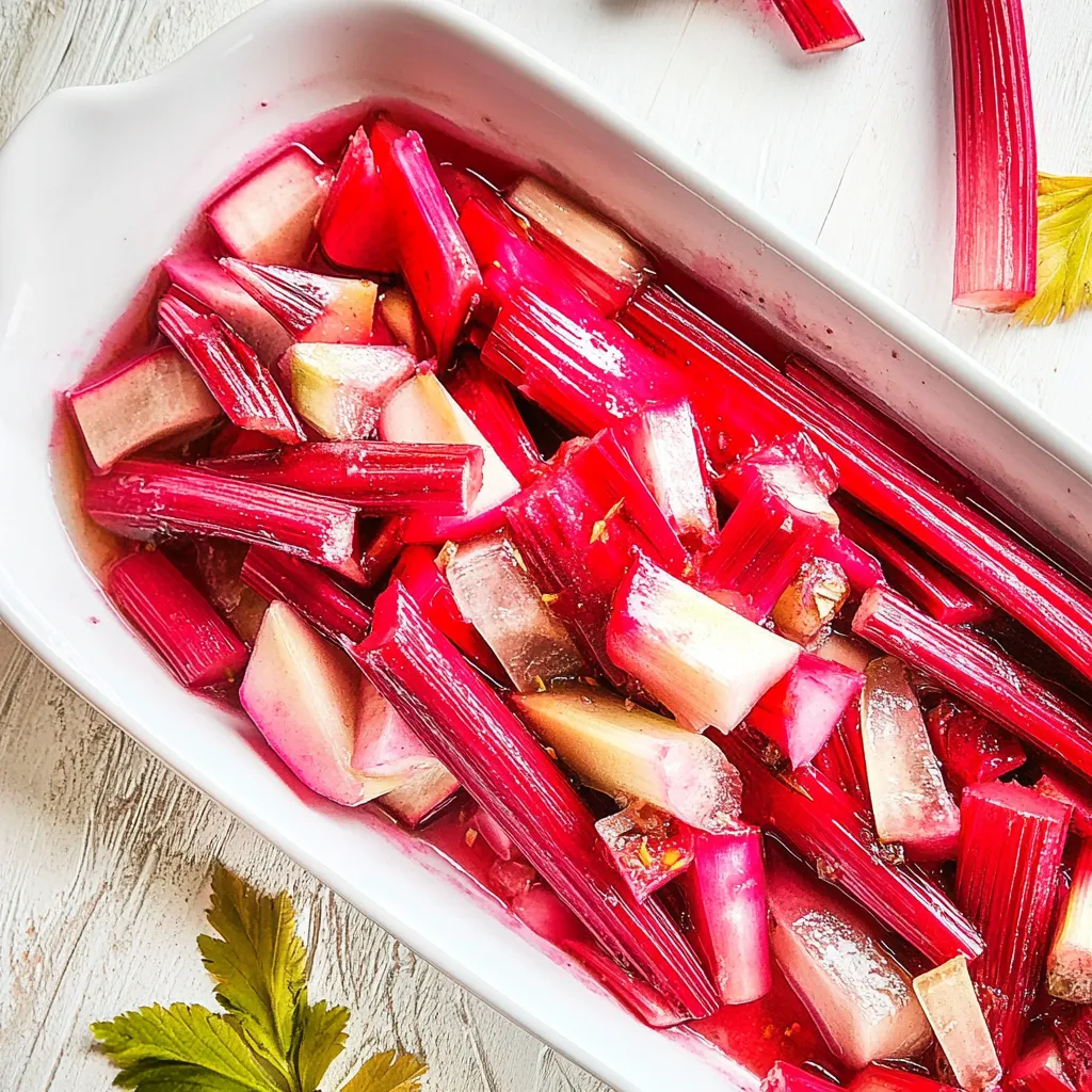 Roasted Rhubarb