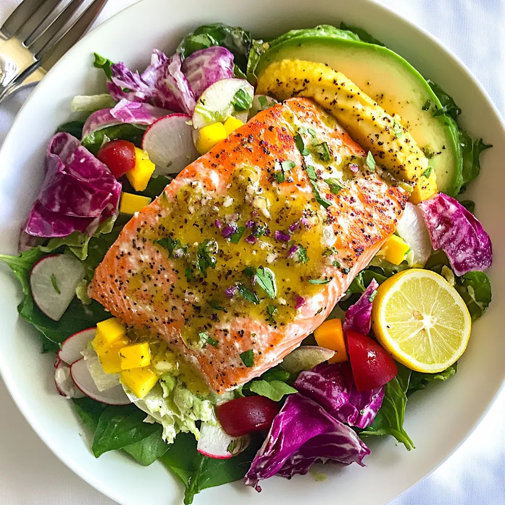 Roasted Salmon Detox Salad