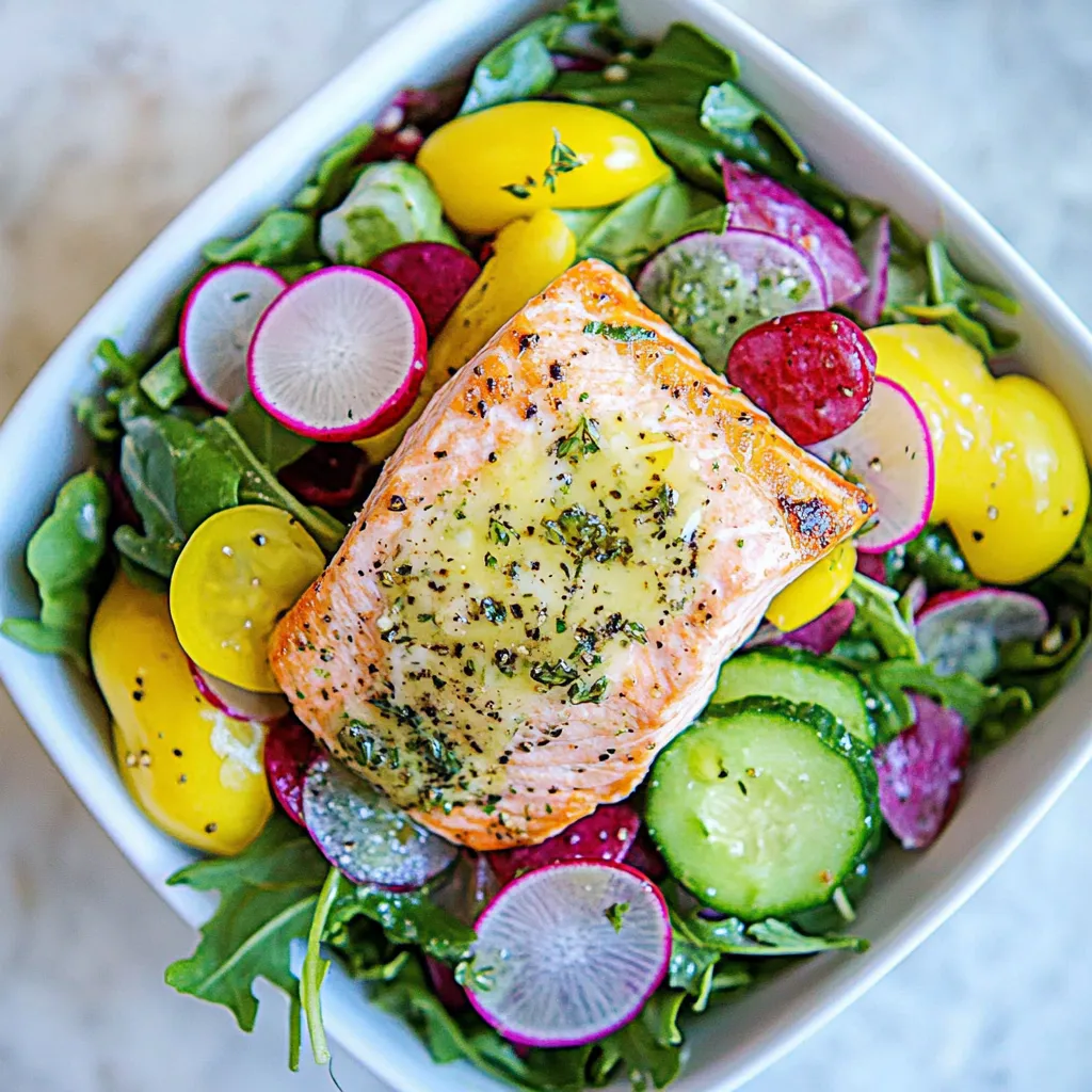 Roasted Salmon Detox Salad