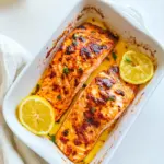 Roasted Salmon with Spicy Pineapple Marinade
