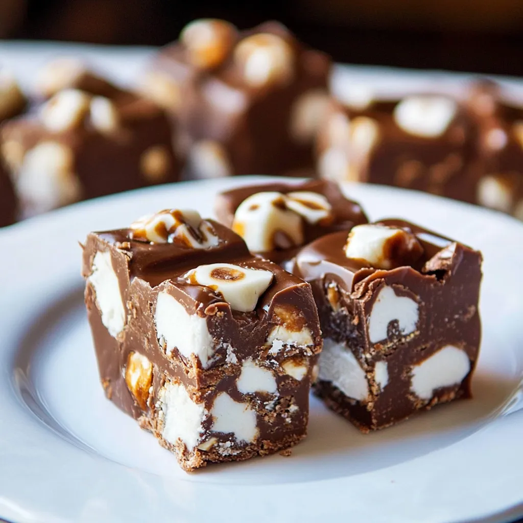 Rocky Road Fudge