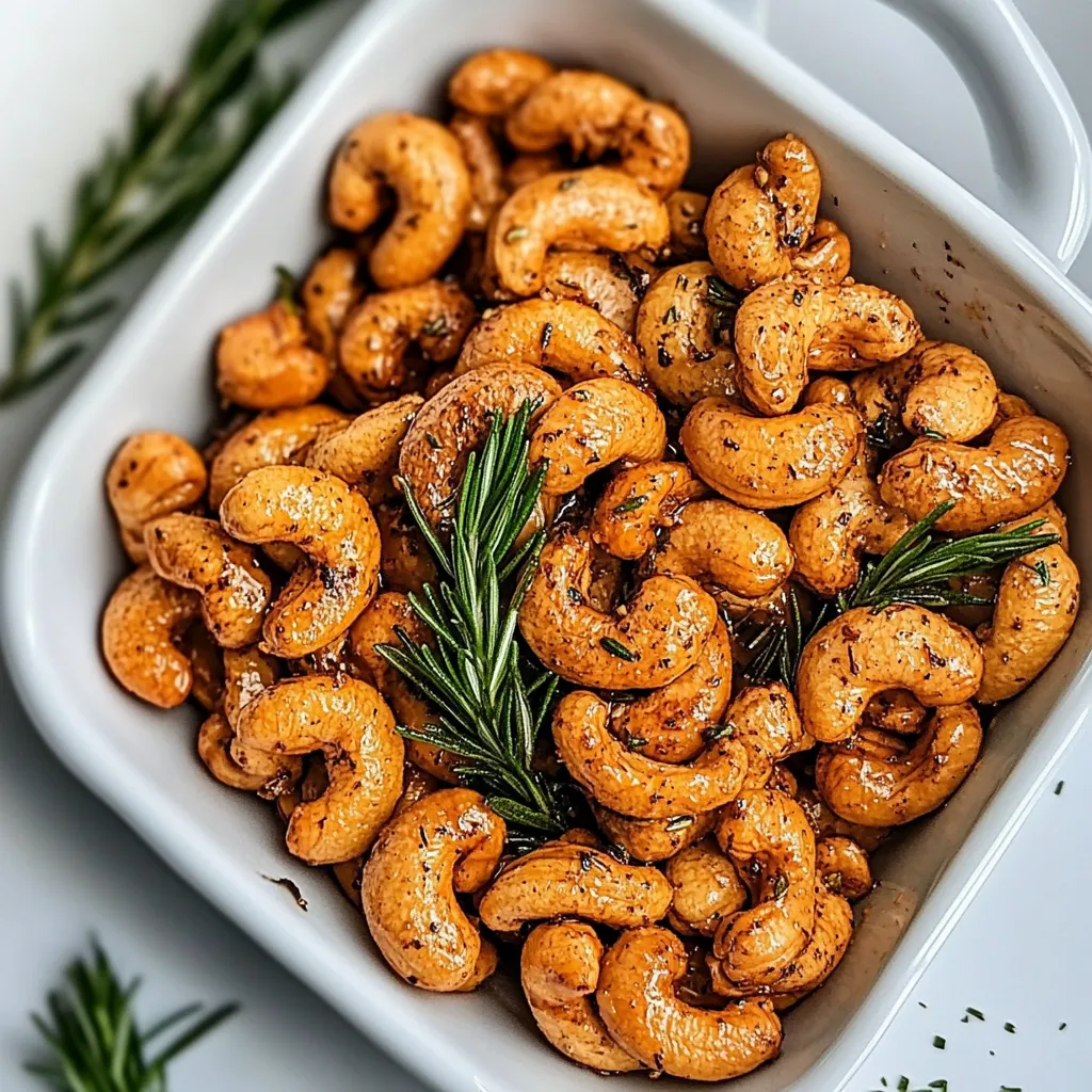 Rosemary Maple Cashews