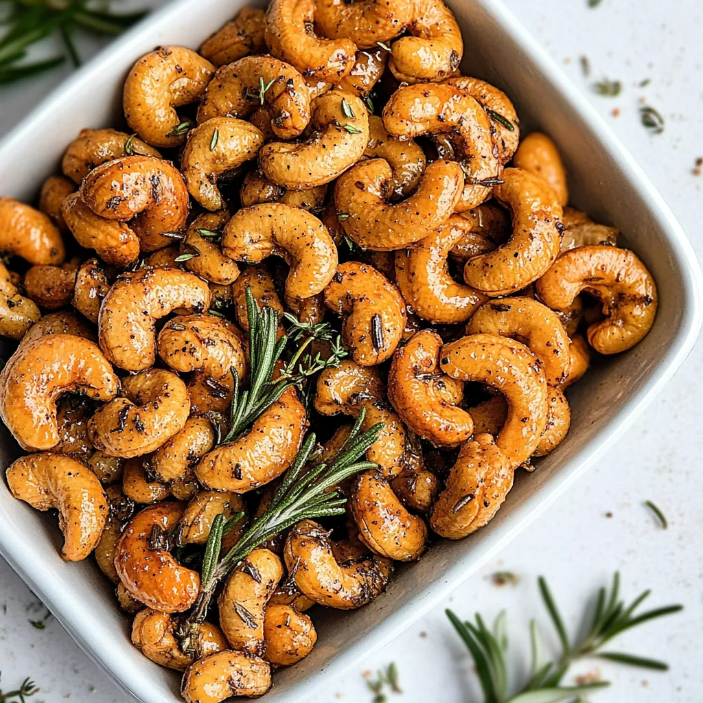 Rosemary Maple Cashews