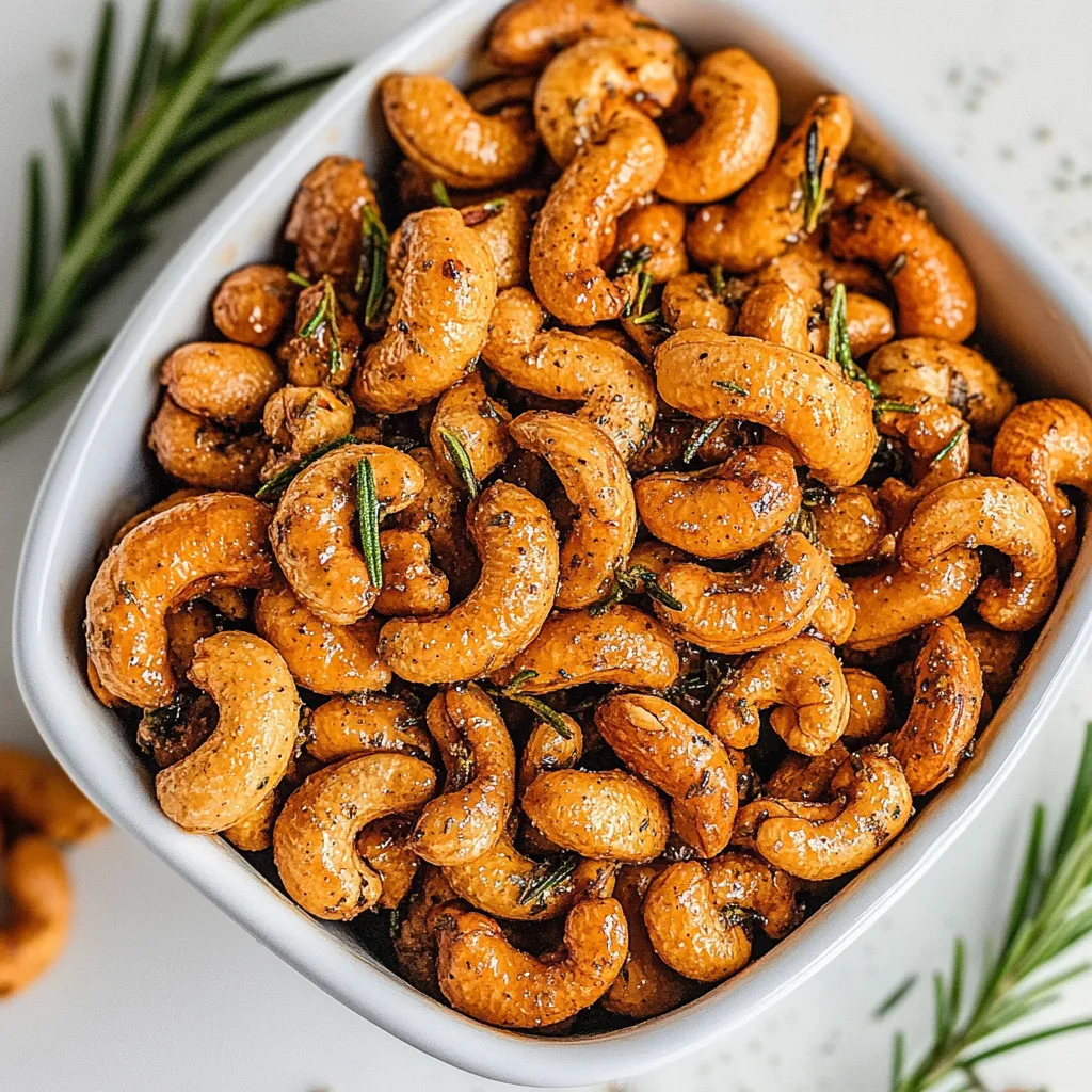 Rosemary Maple Cashews