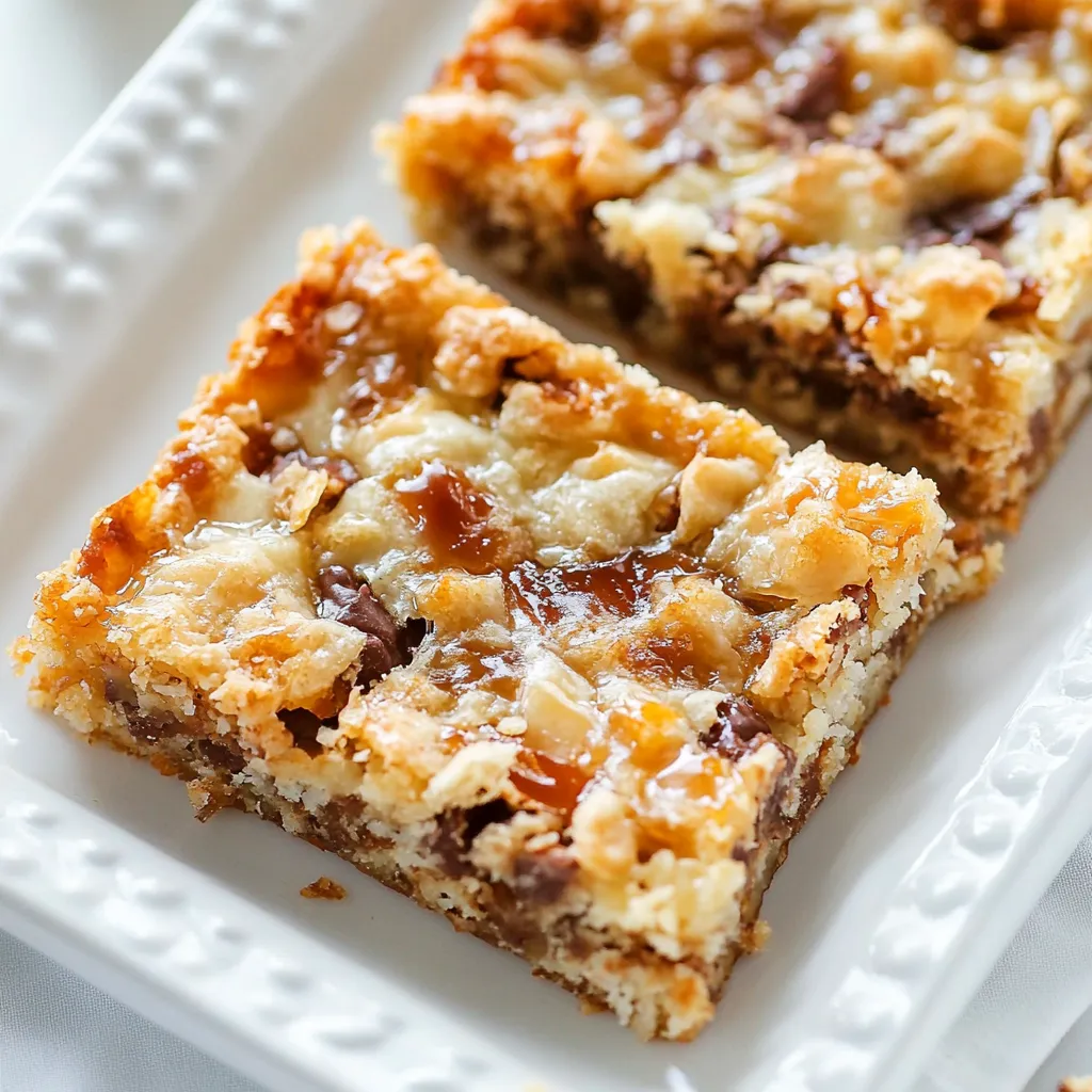 Salted Caramel Magic Bars