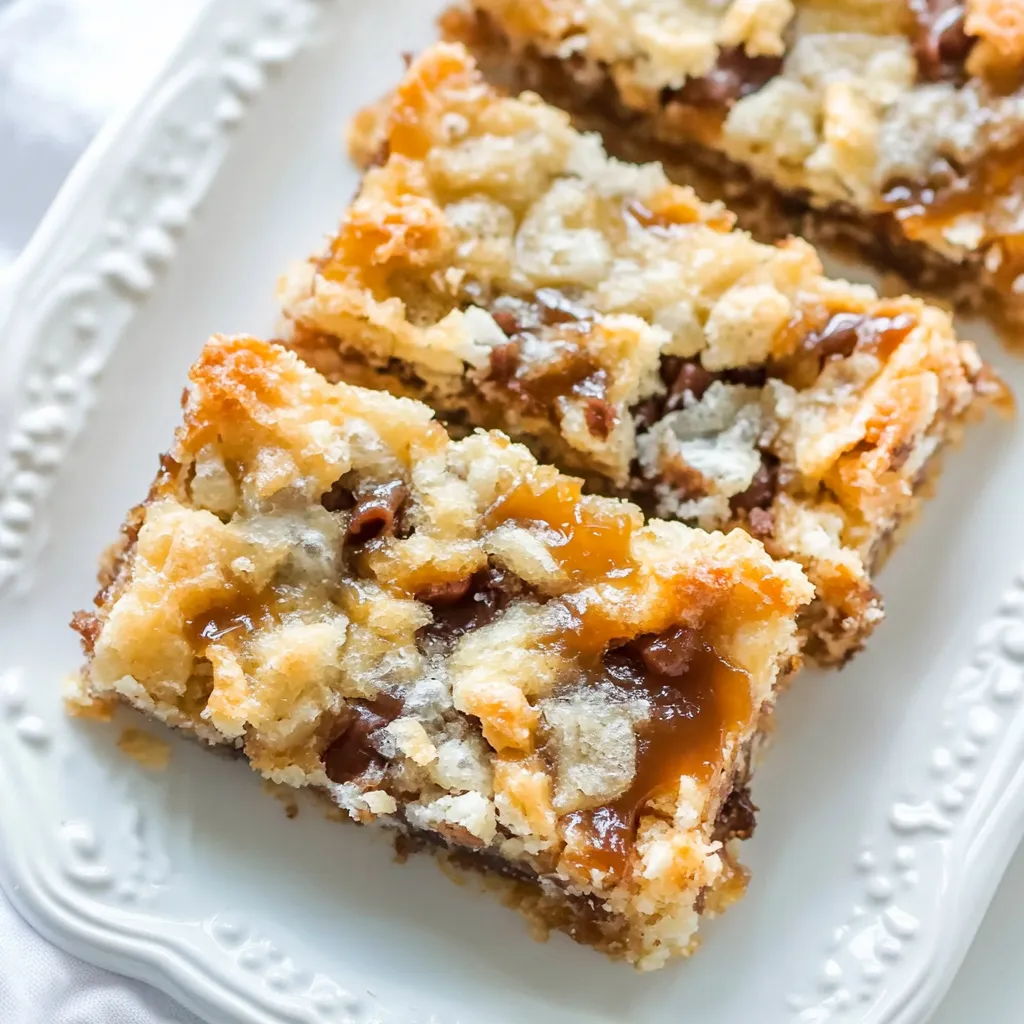 Salted Caramel Magic Bars