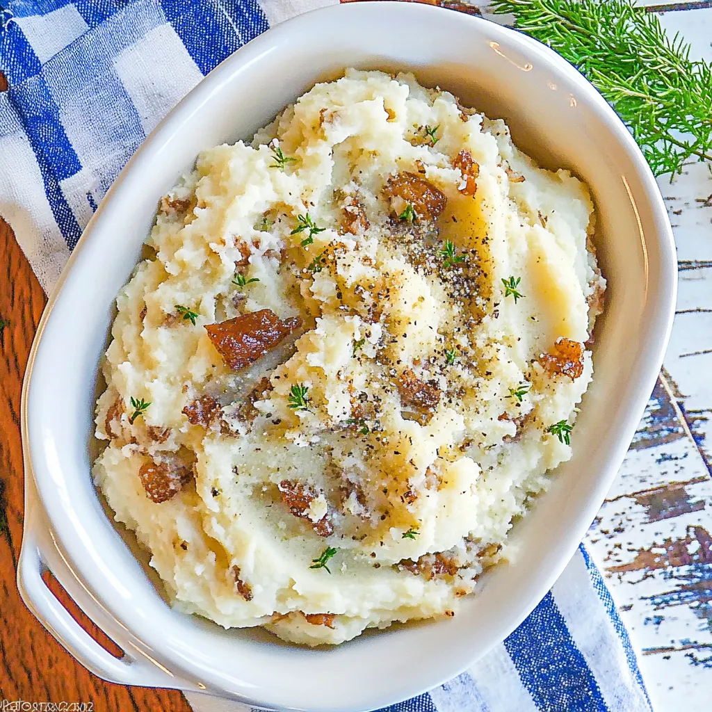 Roasted Garlic Mashed Potatoes
