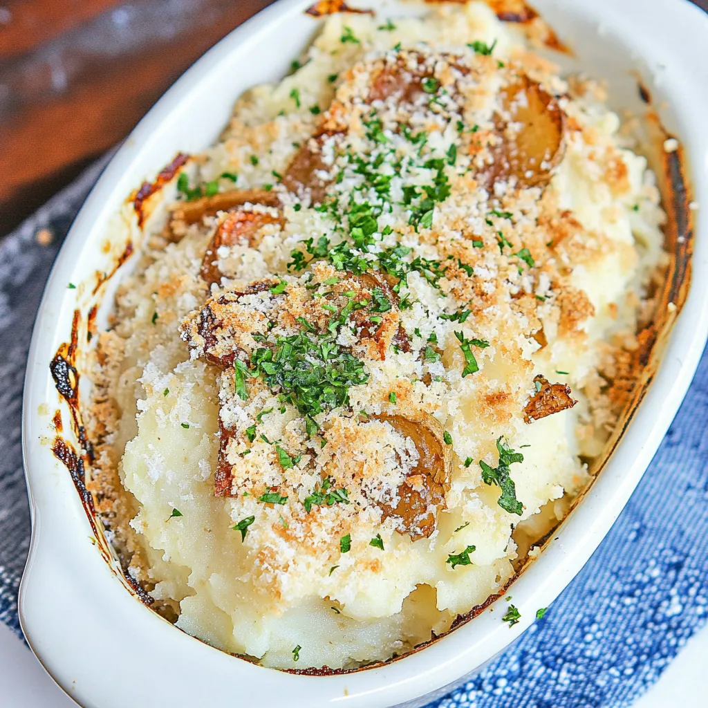 Roasted Garlic Mashed Potatoes
