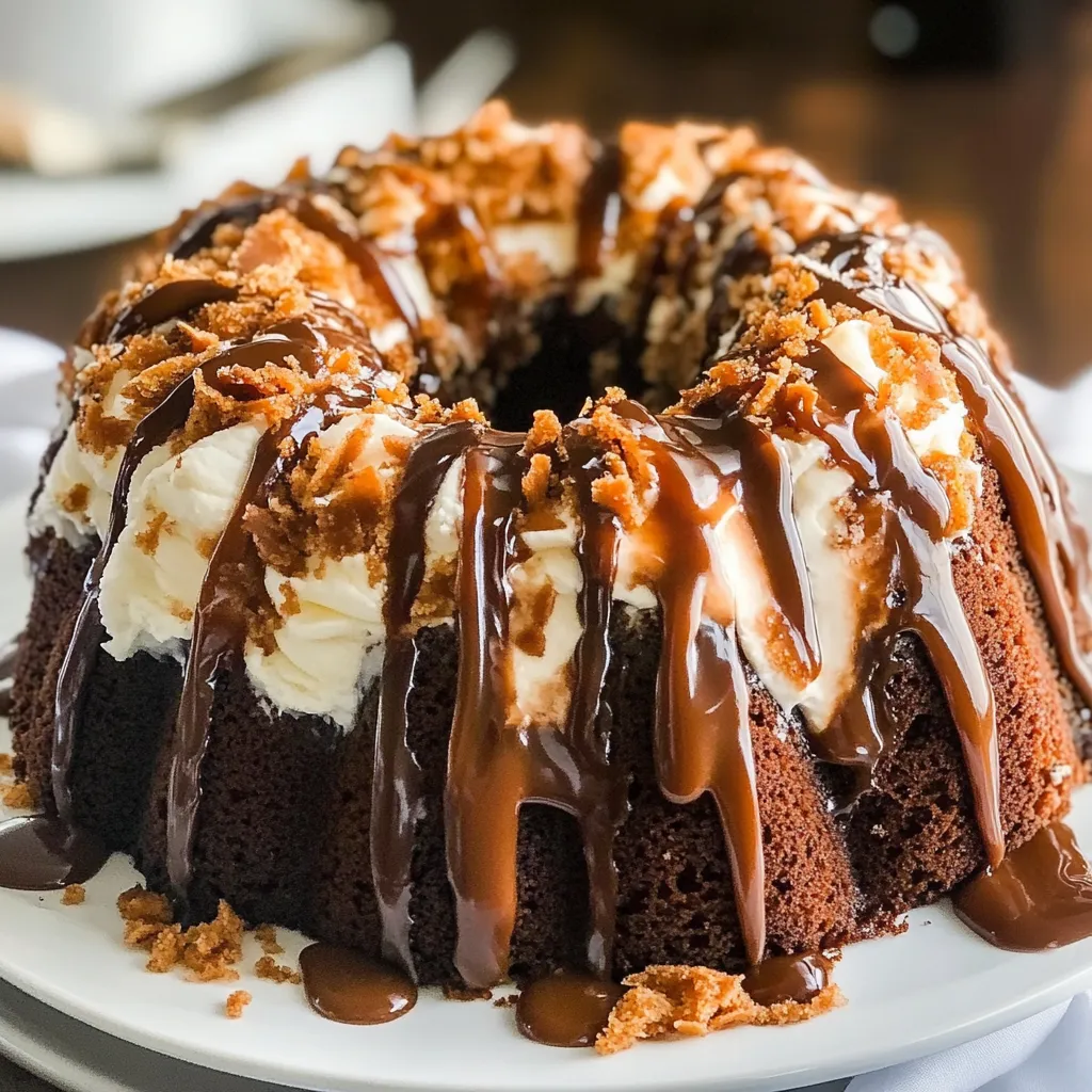 Samoa Bundt Cake