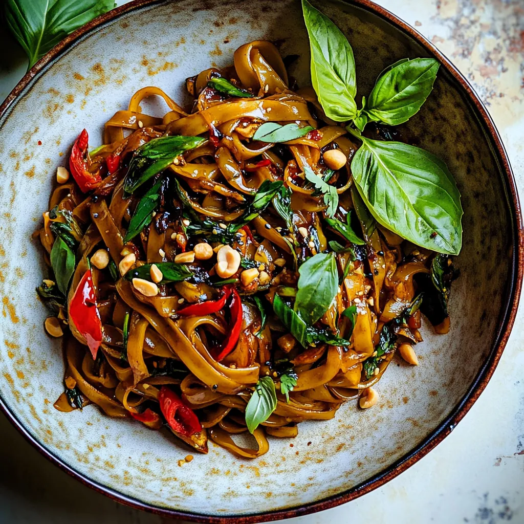 Saucy Thai Summer Noodle Stir Fry