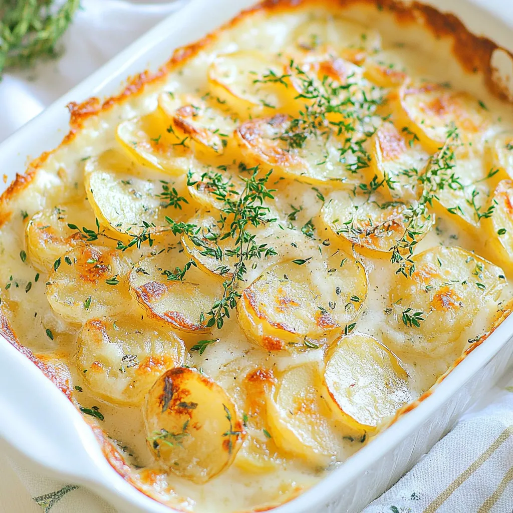 Scalloped Garlic Potatoes