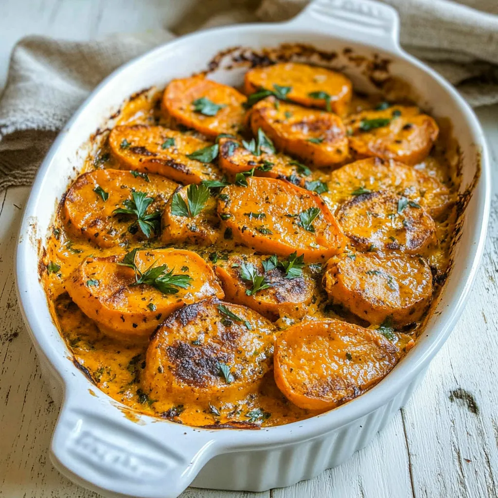Scalloped Sweet Potatoes