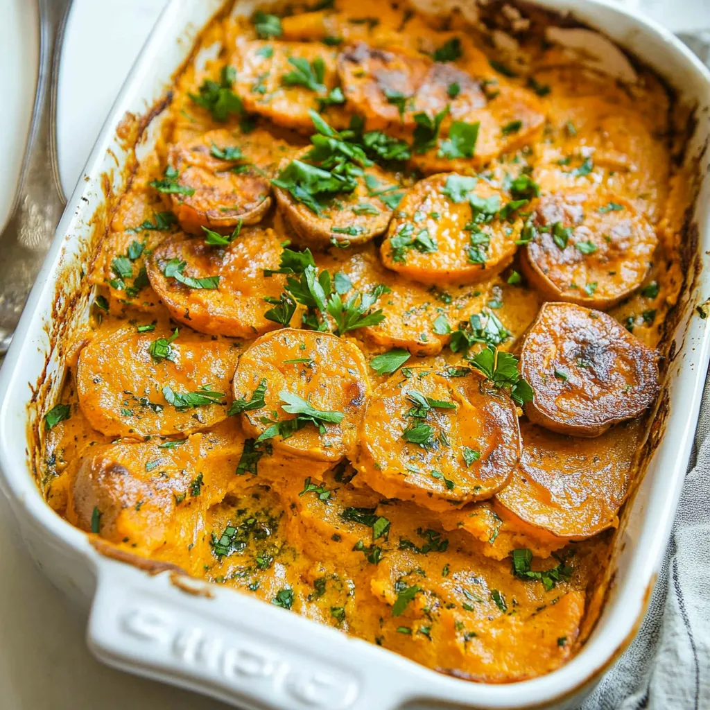 Scalloped Sweet Potatoes