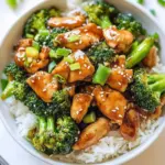 Sesame Chicken with Broccoli