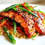Sesame Ginger Sweet Teriyaki Salmon