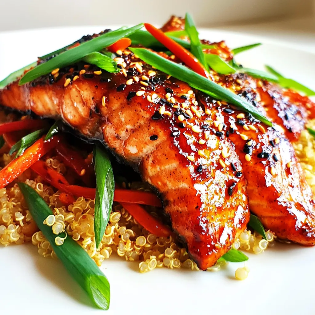 Sesame Ginger Sweet Teriyaki Salmon