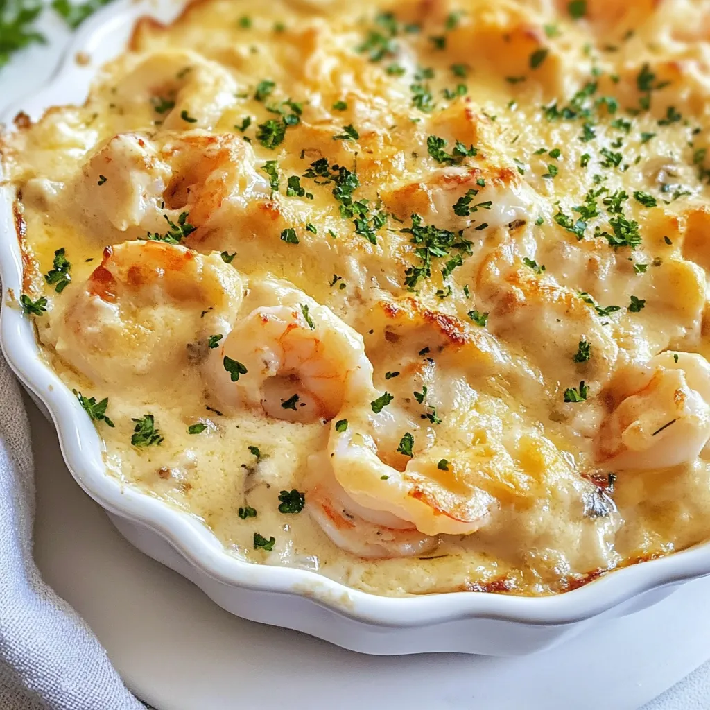 Shrimp and Crab Au Gratin