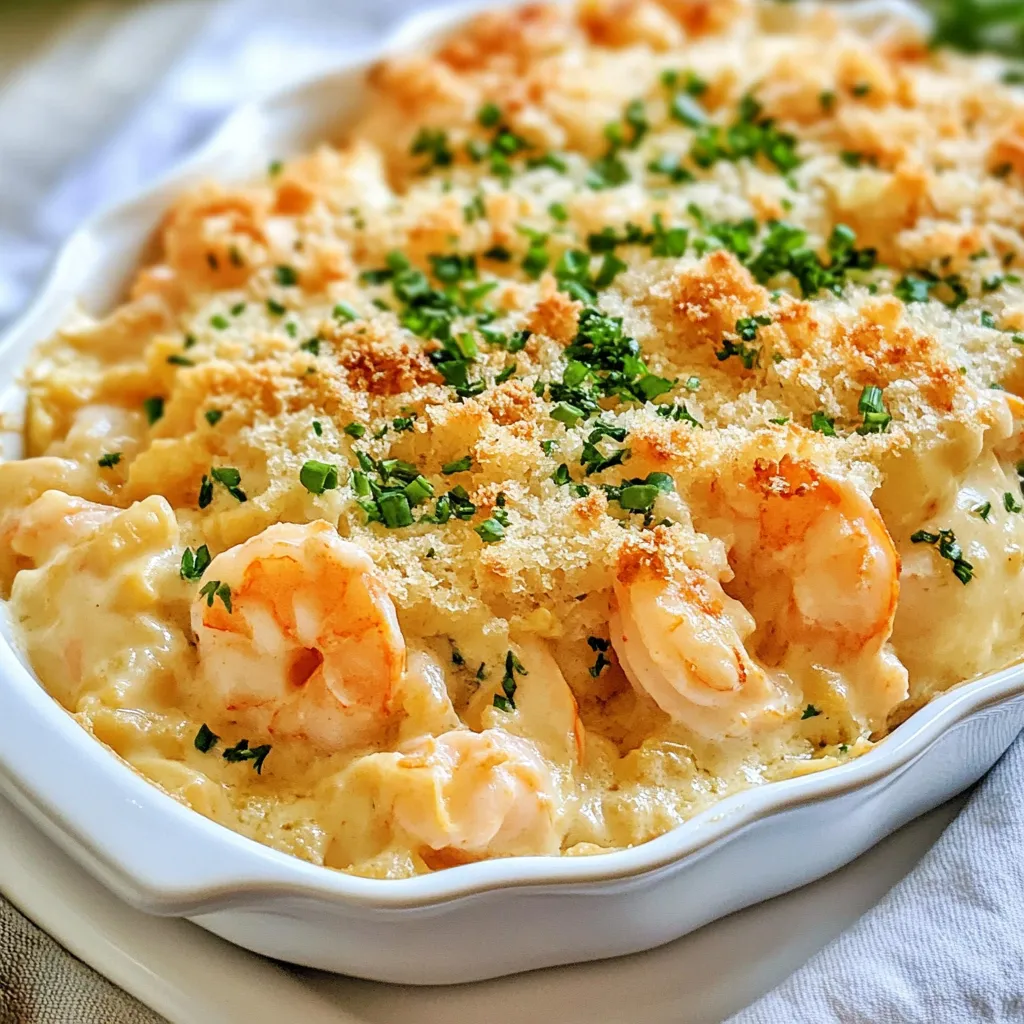 Shrimp and Crab Au Gratin