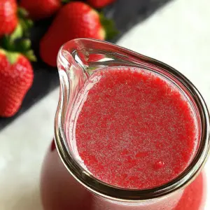 Simple Strawberry Syrup Recipe