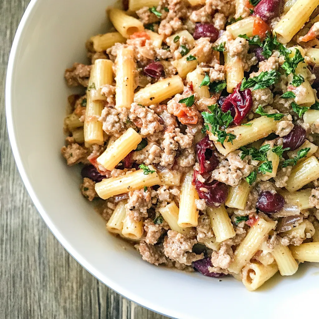 Skillet Turkey Pasta
