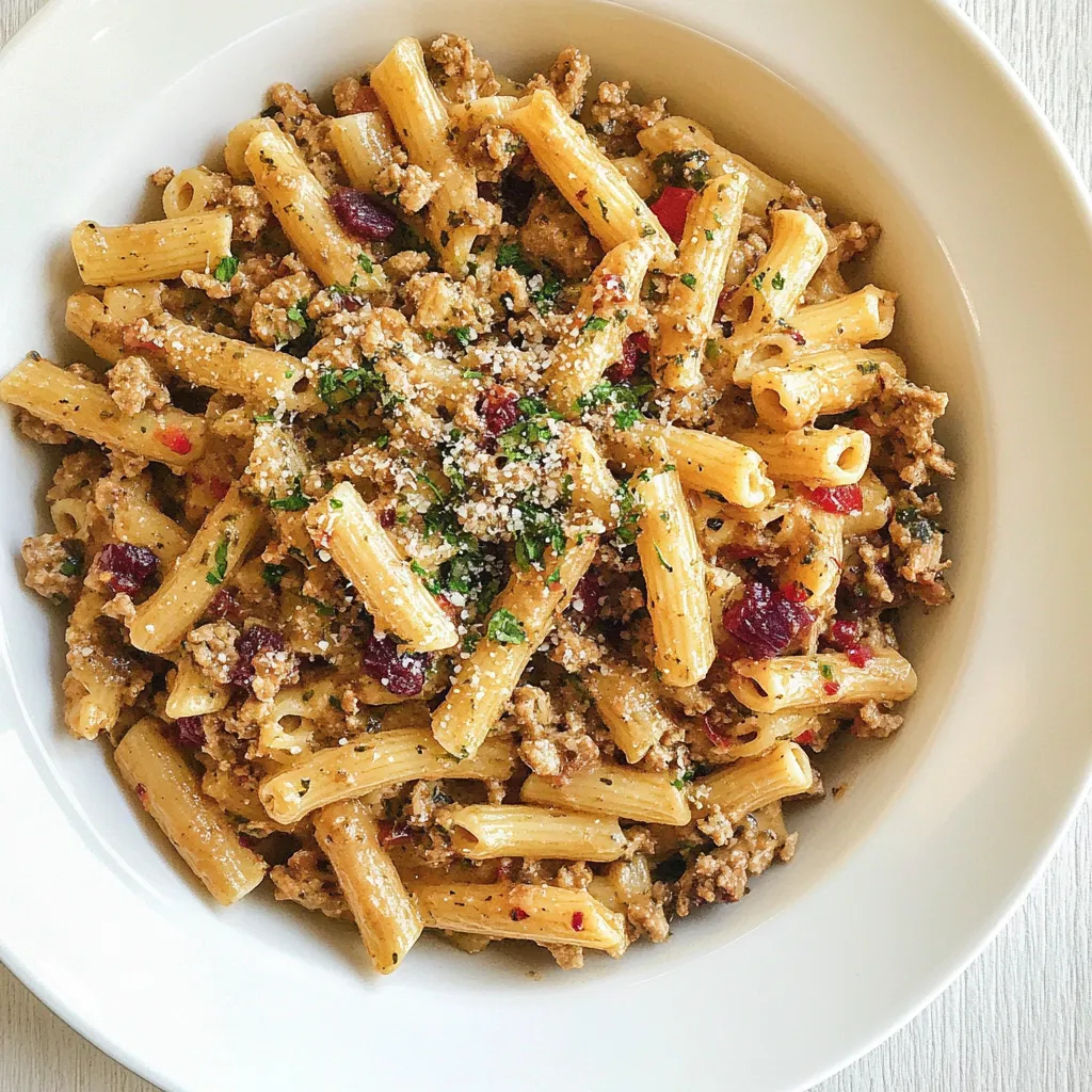 Skillet Turkey Pasta