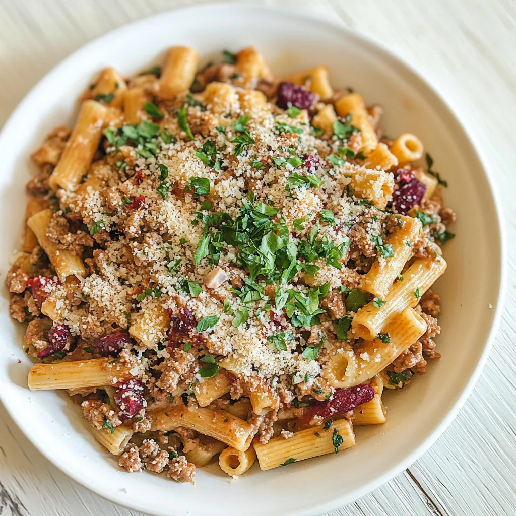 Skillet Turkey Pasta
